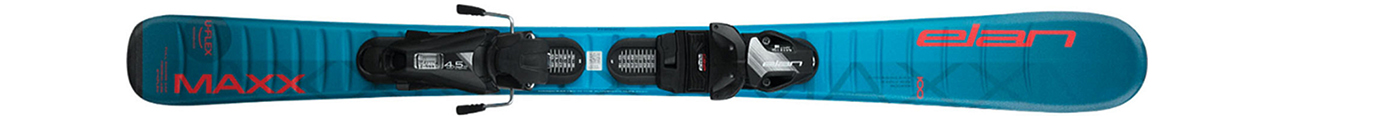 Горные лыжи с креплениями Elan Maxx Blue JR Shift + EL 4.5 GW 24/25