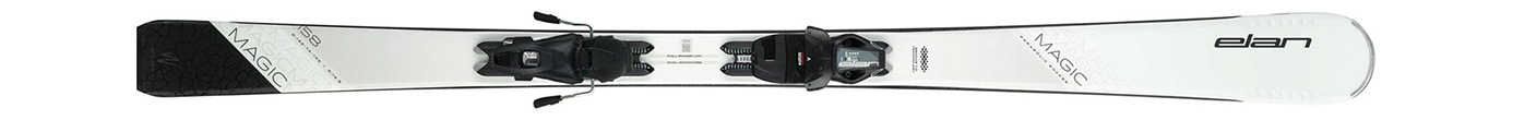 Горные лыжи с креплениями Elan White Magic LS + EL 9.0 GW 23/24