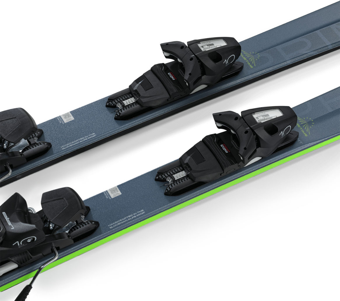 Горные лыжи с креплениями Elan Primetime 22 Blue PS + Protector Shift 10 GW 24/25 Горные лыжи с креплениями Elan Primetime 22 Blue PS + Protector Shift 10 GW 24/25